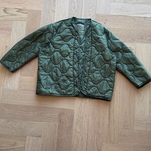 Green Quilted Jacket